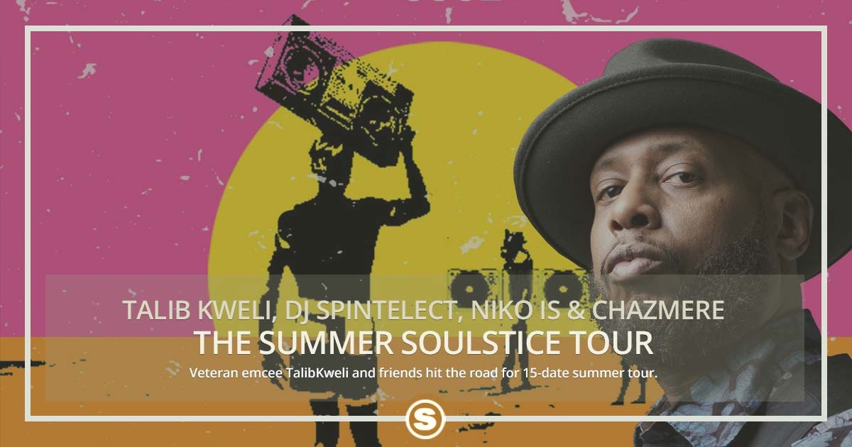 Talib Kweli Announces The Summer Soulstice Tour